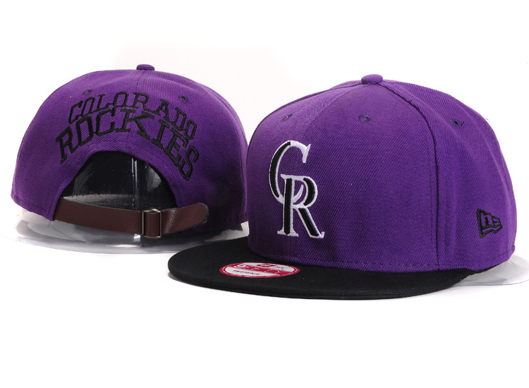 MLB Colorado Rockies NE Snapback Hat #11